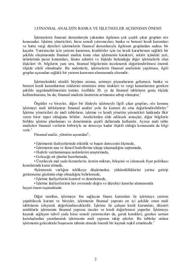 İşletmenin finansal analiz yöntemleri - başarının ana yolu İşletmenin finansal analiz yöntemleri - başarının ana yolu
